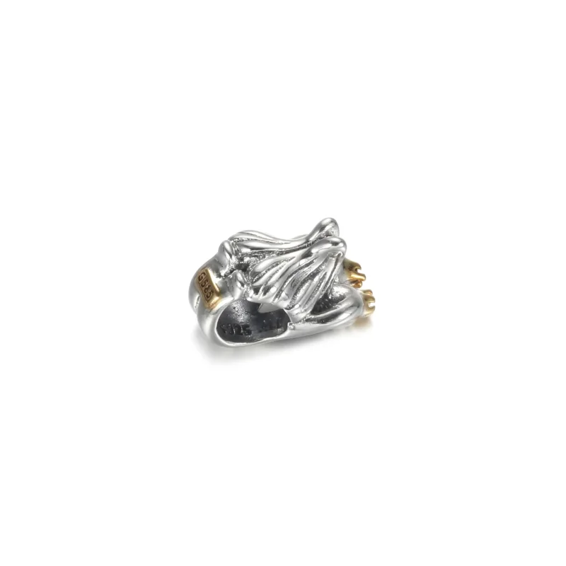 (bilde for) Pandora Tofarget Svaner og Hjerter Charm - 799315C00 - Vis 4