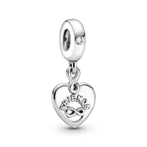 (bilde for) Pandora Venner for alltid Hjerte hengende Charm - 799294C01
