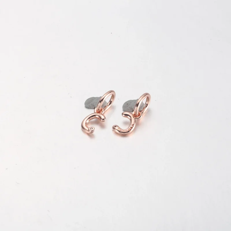 (bilde for) Pandora Bokstaven a Håndskrift Alfabet Hengende Charm - 782531C01 - Vis 8