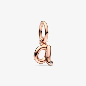 (bilde for) Pandora Bokstaven a Håndskrift Alfabet Hengende Charm - 782531C01
