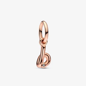 (bilde for) Pandora Bokstaven b Håndskrift Alfabet Hengende Charm - 782459C01