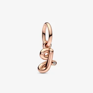(bilde for) Pandora Bokstaven g Håndskrift Alfabet Hengende Charm - 782535C01