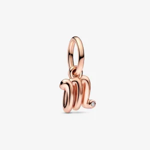 Pandora Bokstaven m Håndskrift Alfabet Hengende Charm - 782474C01 (bilde for) Pandora Bokstaven m Håndskrift Alfabet Hengende Charm - 782474C01