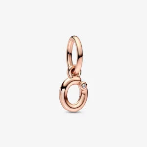 (bilde for) Pandora Bokstaven o Håndskrift Alfabet Hengende Charm - 782468C01