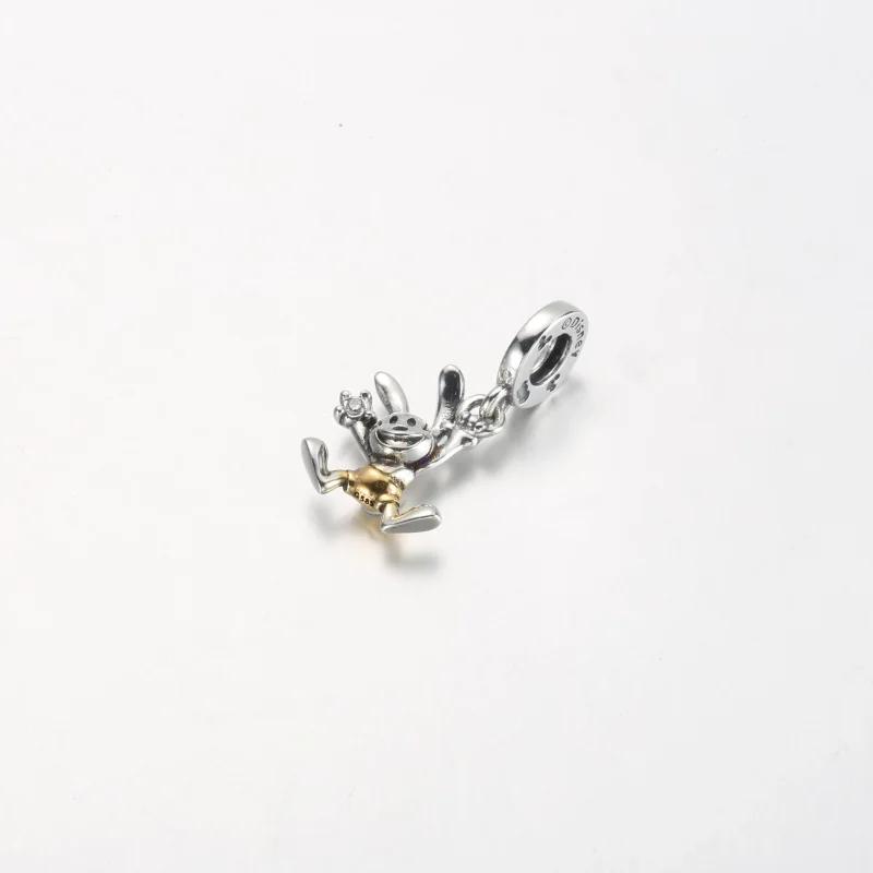 (bilde for) Pandora Disney 100-årsjubileum Kalle Kanin Hengende Charm - 792519C01 - Vis 2