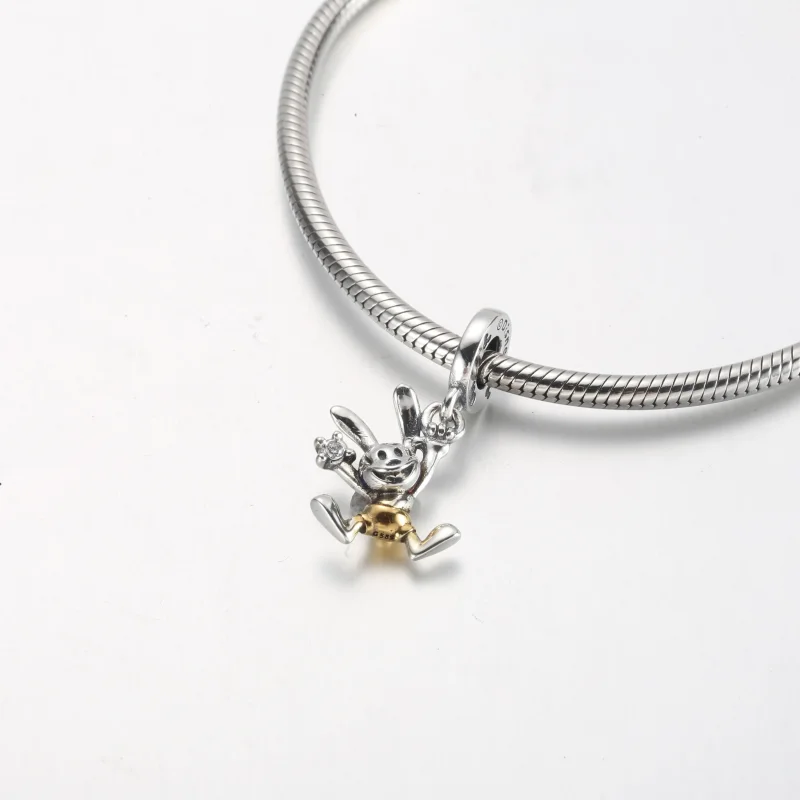(bilde for) Pandora Disney 100-årsjubileum Kalle Kanin Hengende Charm - 792519C01 - Vis 5