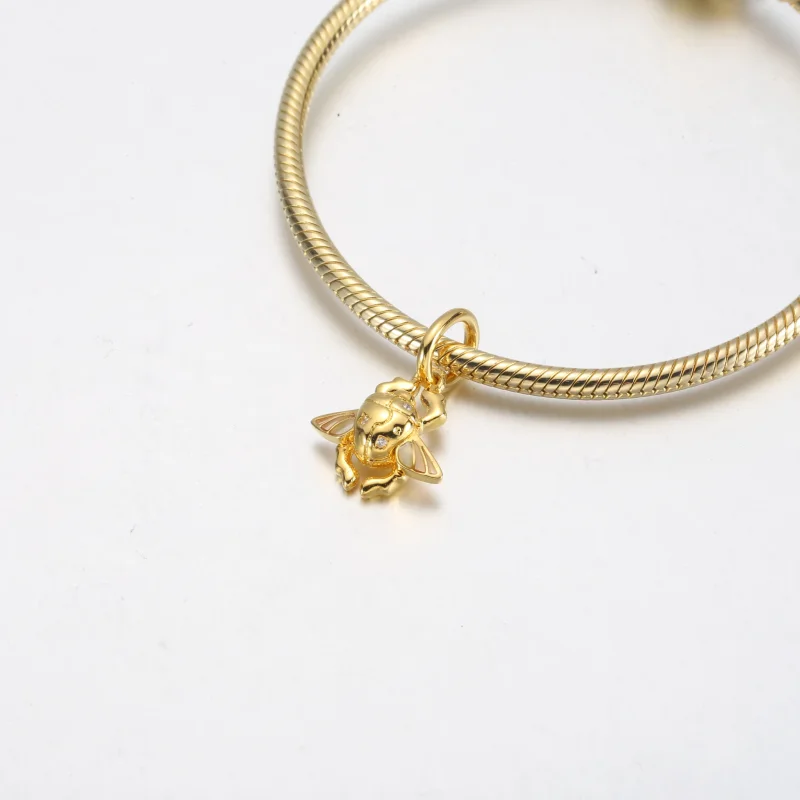 (bilde for) Pandora Disney Aladdin Scarab Bille Hengende Charm - 762345C01 - Vis 4