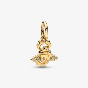 (bilde for) Pandora Disney Aladdin Scarab Bille Hengende Charm - 762345C01