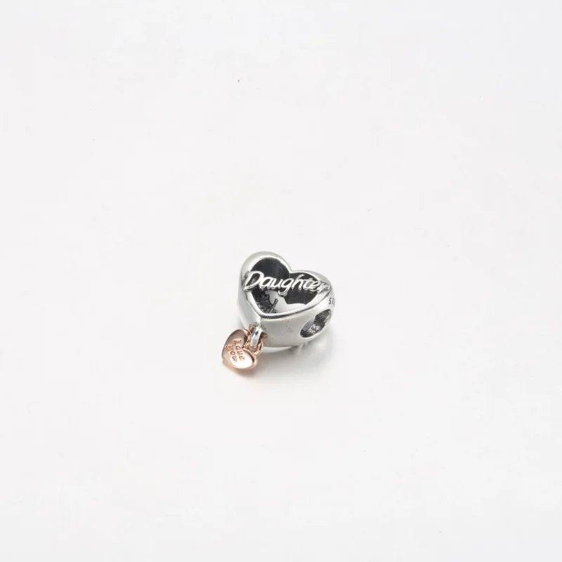 (bilde for) Pandora Elsk Din Datter Hjerteformet Charm - 782327C00 - Vis 2