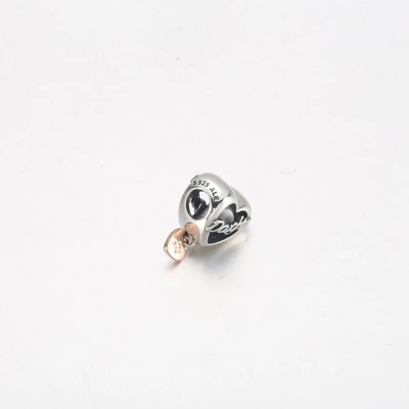 (bilde for) Pandora Elsk Din Datter Hjerteformet Charm - 782327C00 - Vis 3