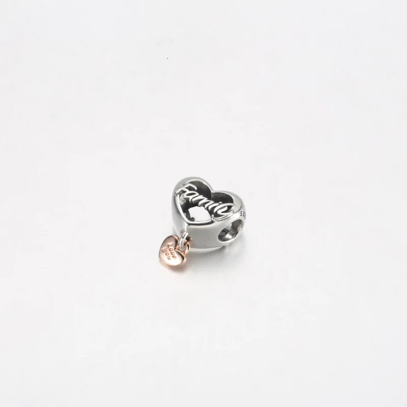 (bilde for) Pandora Familiekjærlighet Hjerteformet Charm - 782326C00 - Vis 2