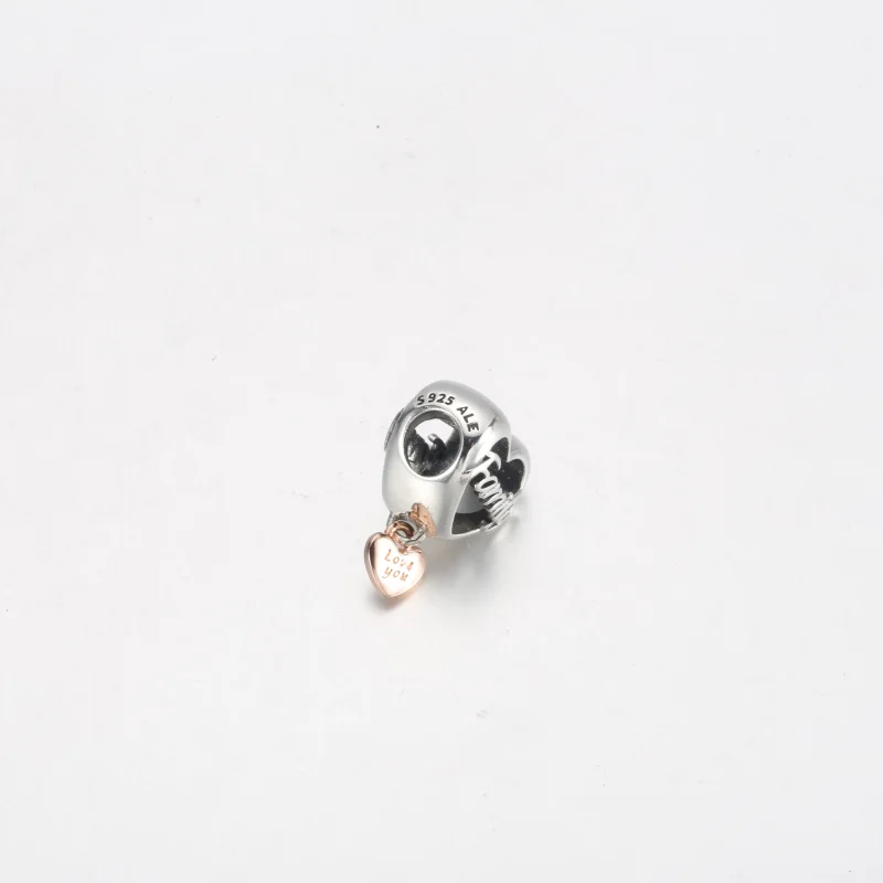 (bilde for) Pandora Familiekjærlighet Hjerteformet Charm - 782326C00 - Vis 3