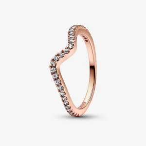(bilde for) Pandora Funklende Bølge Ring - 182539C01
