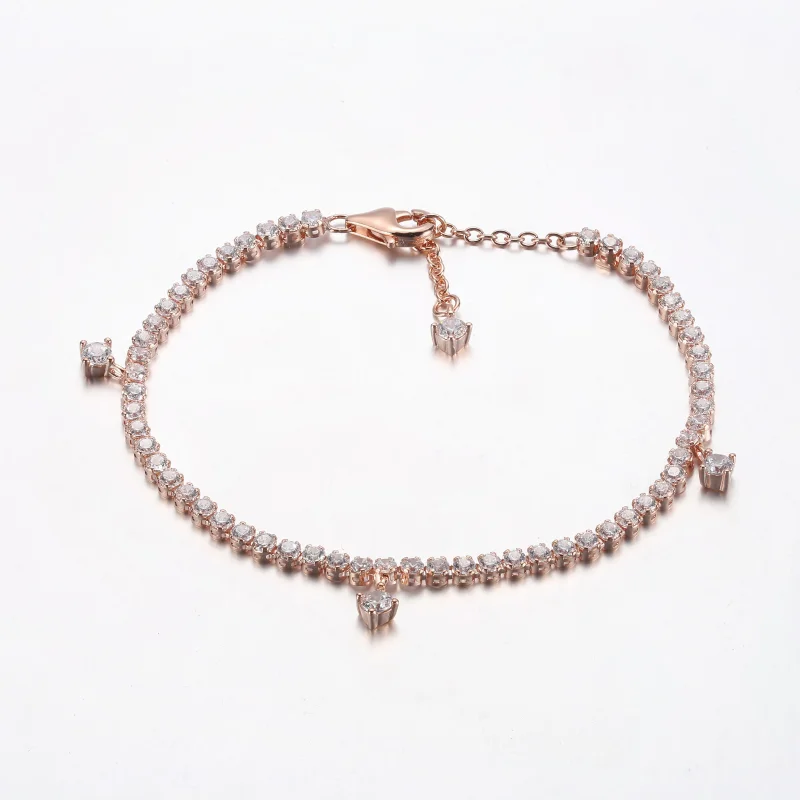 (bilde for) Pandora Funklende Dråper Tennisarmbånd - 582401C01 - Vis 2