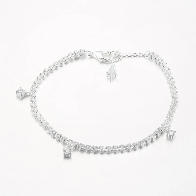 (bilde for) Pandora Funklende Dråper Tennisarmbånd - 592401C01 - Vis 2
