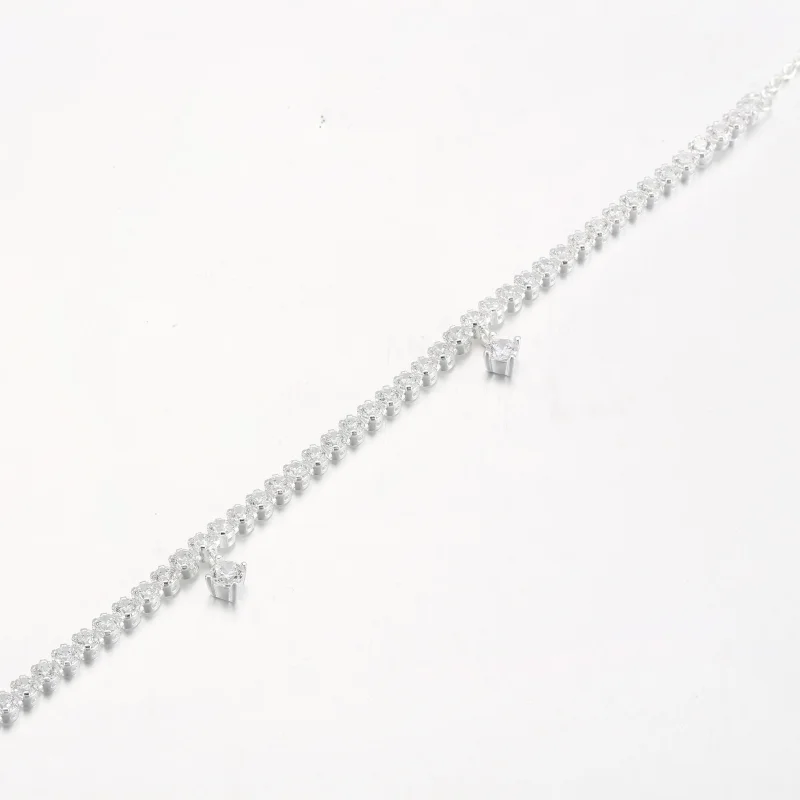 (bilde for) Pandora Funklende Dråper Tennisarmbånd - 592401C01 - Vis 3