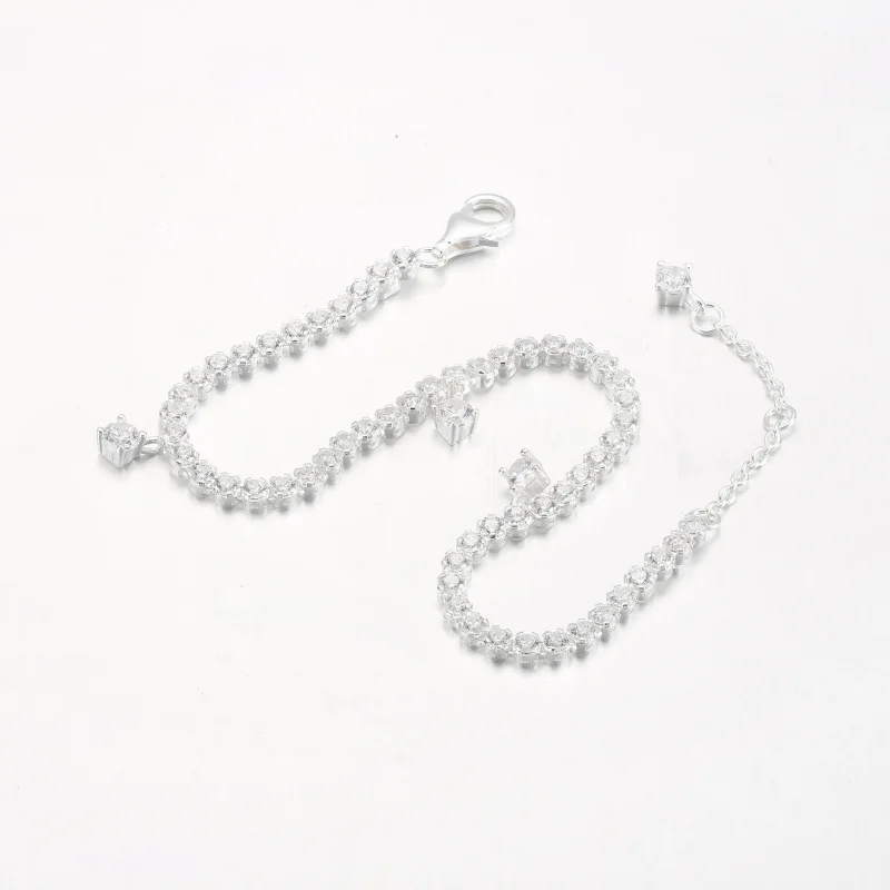 (bilde for) Pandora Funklende Dråper Tennisarmbånd - 592401C01 - Vis 5