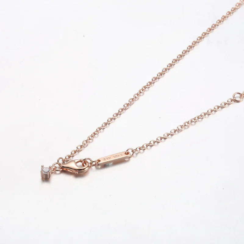 (bilde for) Pandora Funklende Herbarium Klynge Dråpe Collier Halskjede - 382386C01 - Vis 4