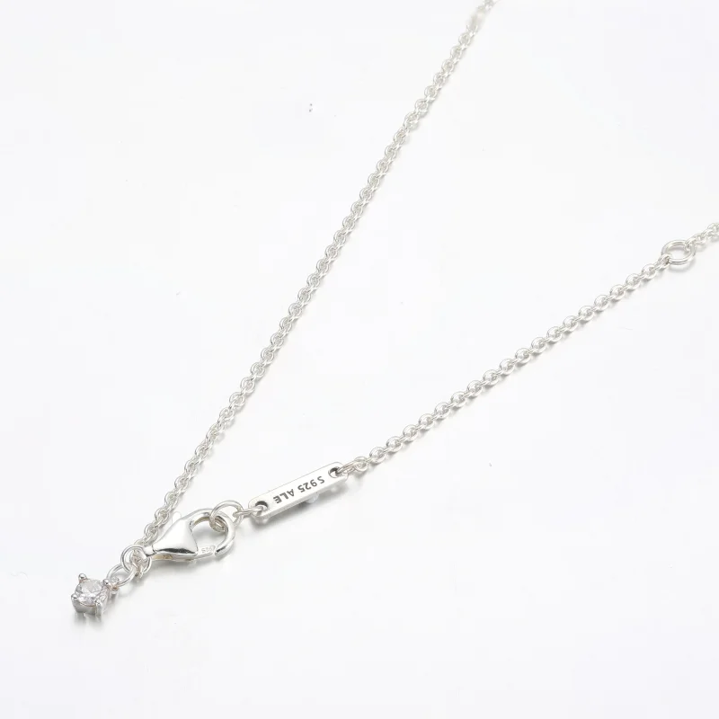 (bilde for) Pandora Funklende Herbarium Klynge Halskjede - 392387C01 - Vis 4