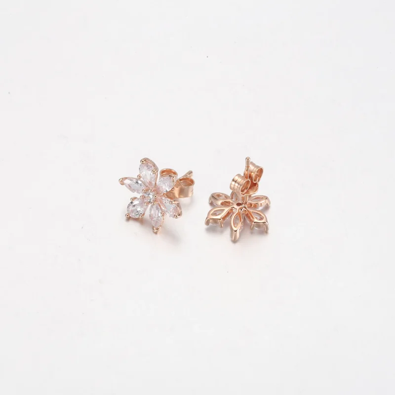 (bilde for) Pandora Funklende Herbarium Klynge Øredobber - 282407C01 - Vis 4