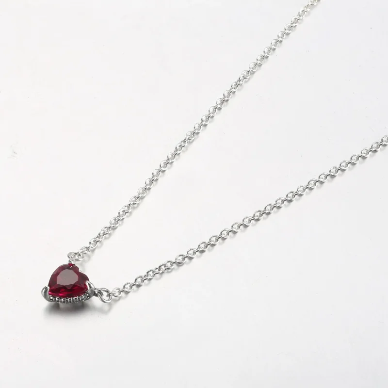 (bilde for) Pandora Funklende Hjerte Sirkel Anheng Collier Halskjede - 392542C01 - Vis 2