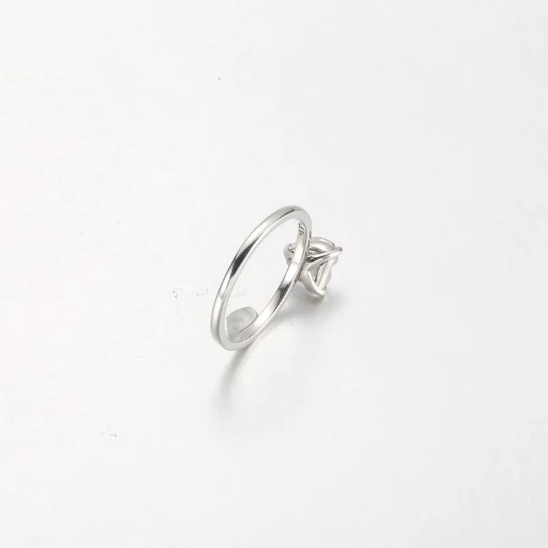 (bilde for) Pandora Funklende Hjerte Solitaire Ring - 191165C01 - Vis 5