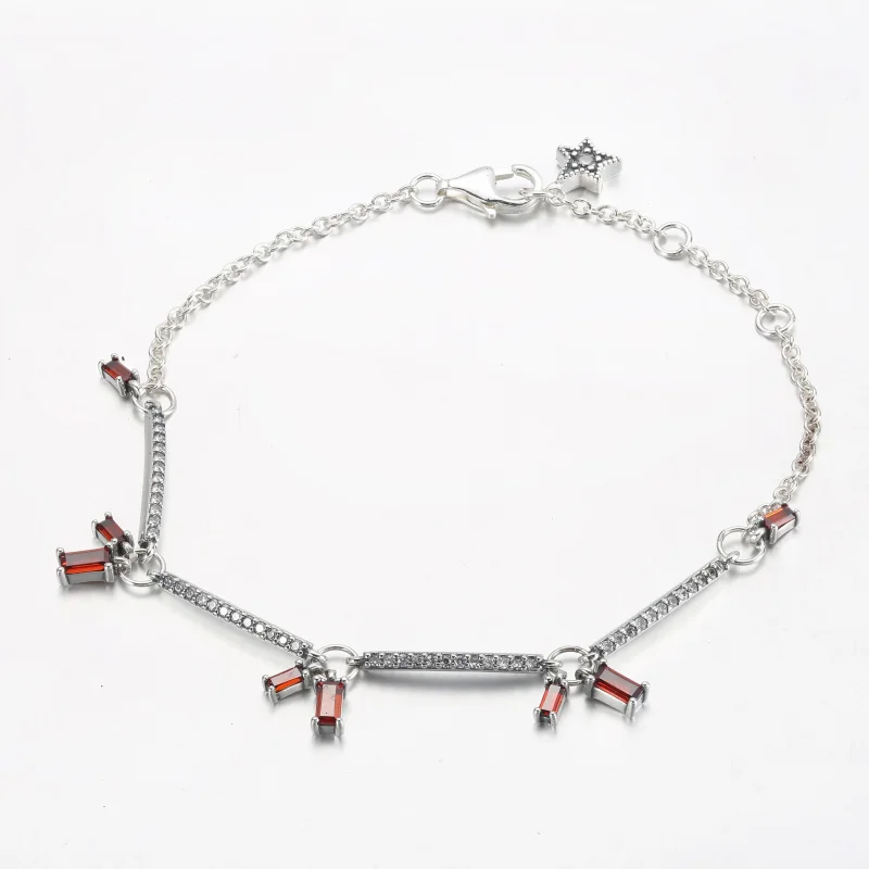 (bilde for) Pandora Fyrverkeri Pavérader Armbånd - 592537C01 - Vis 2