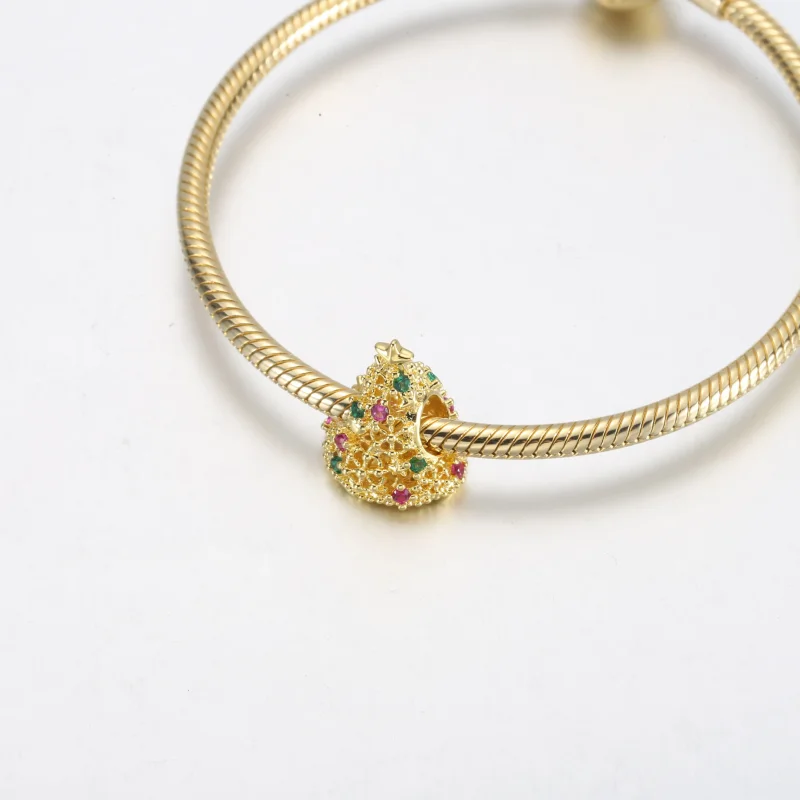 (bilde for) Pandora Glitrende Juletre Charm - 769226C01 - Vis 5