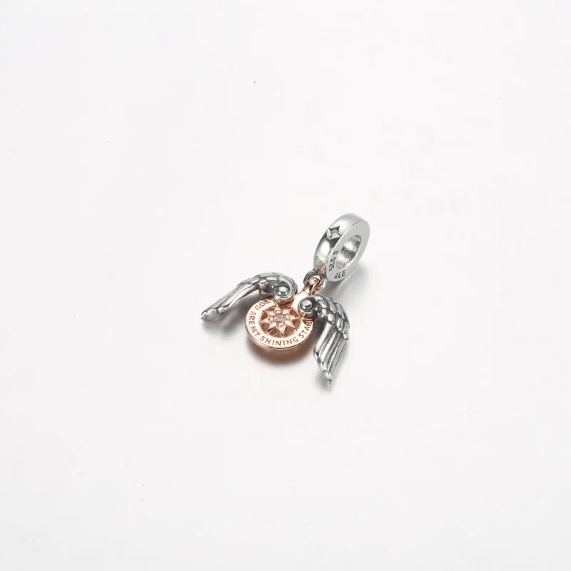 (bilde for) Pandora Himmelsk Kompass Englevinger Hengende Charm - 782359C01 - Vis 2