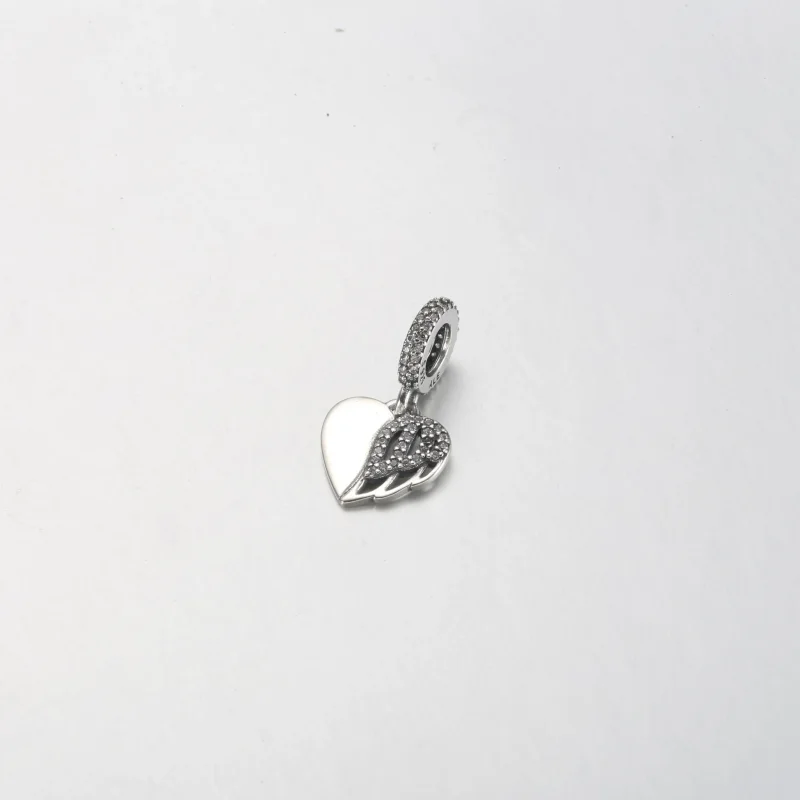 (bilde for) Pandora Hjerte og Engel Hengende Charm - 792646C01 - Vis 2