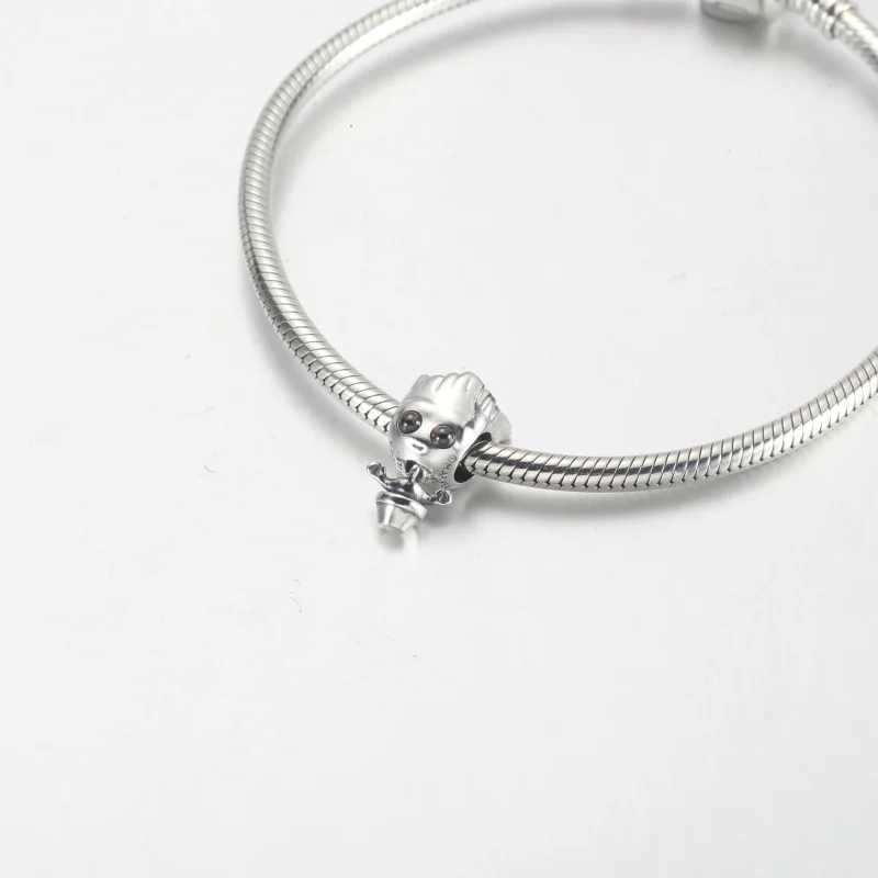(bilde for) Pandora Marvel Guardians of the Galaxy Dancing Groot Charm - 792554C01 - Vis 5