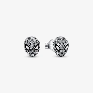 (bilde for) Pandora Marvel Spider-Man Maske Pavé Øredobber - 292354C01