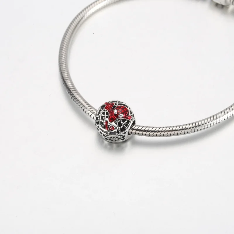 (bilde for) Pandora Marvel Spider-Man Svevende By Charm - 792350C01 - Vis 5