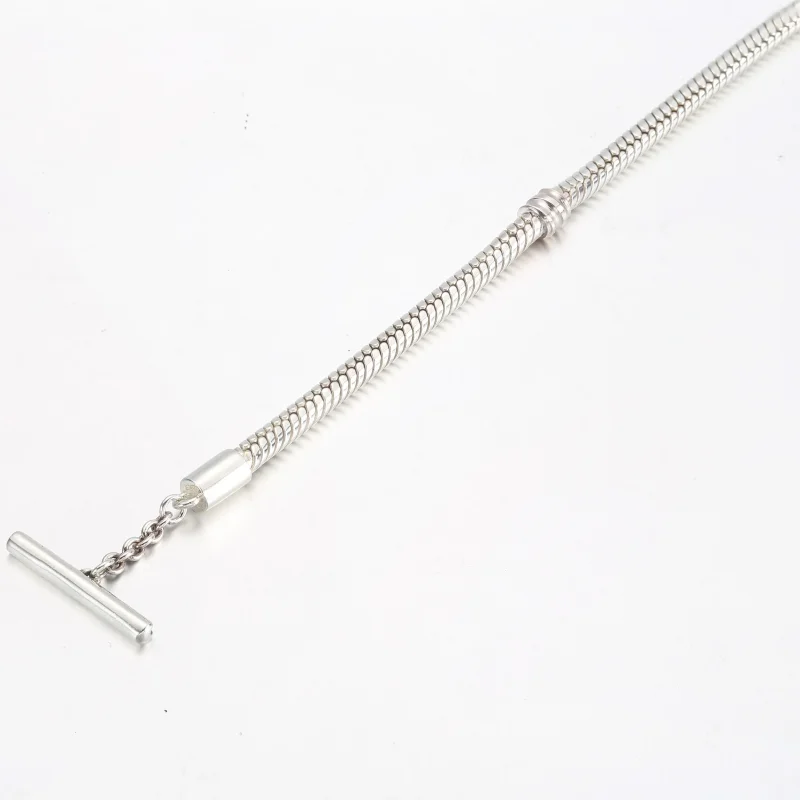 (bilde for) Pandora Moments Asymmetrisk Stjerne T-bar Slangekjedearmbånd - 592357C01 - Vis 5
