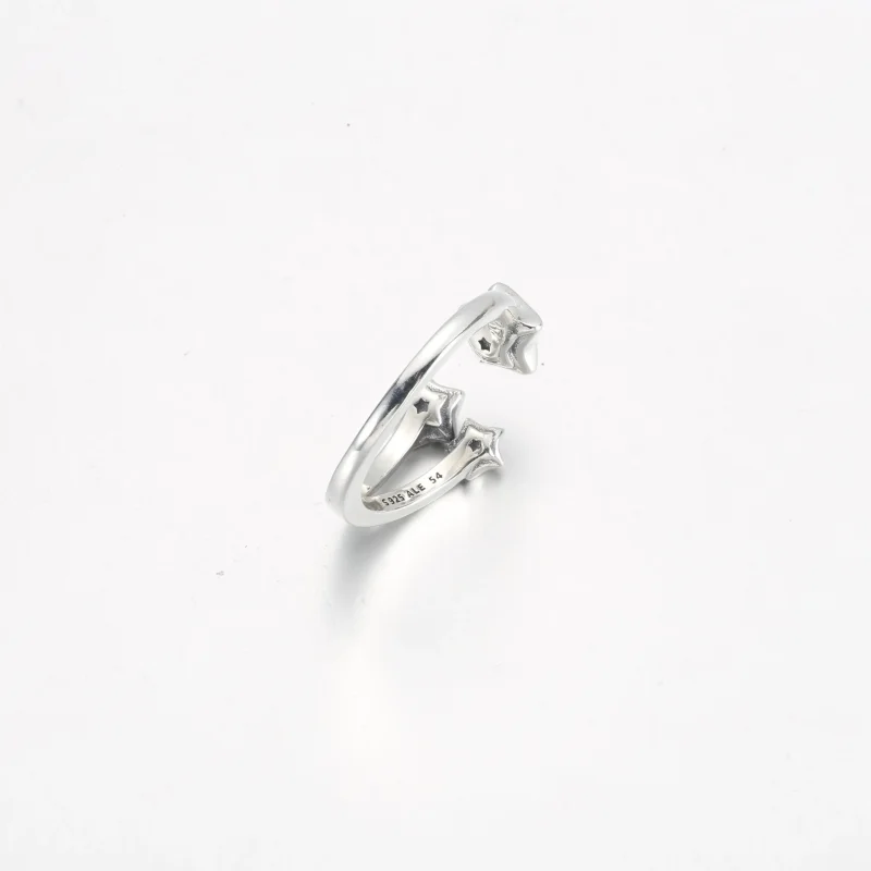 (bilde for) Pandora Star sterling silver ring with clear cubic zirconia - 192490C01 - Vis 5