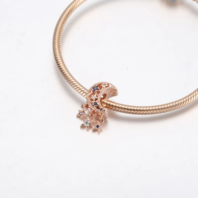 (bilde for) Pandora Stjerne og Halvmåne Charm - 789643C01 - Vis 5