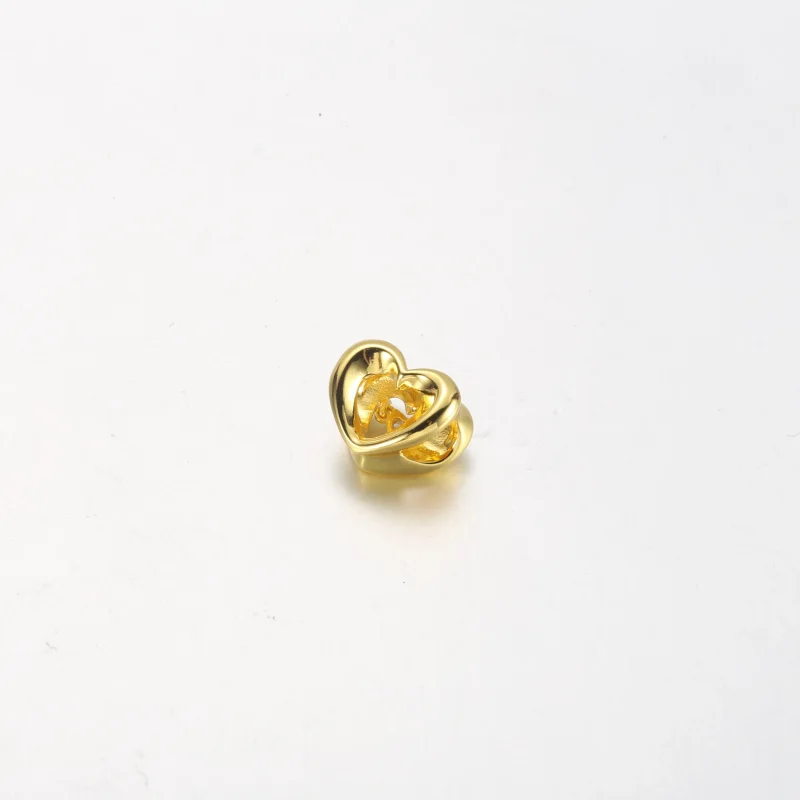 (bilde for) Pandora Strålende Hjerte og Svevende Stein Charm - 762493C01 - Vis 3