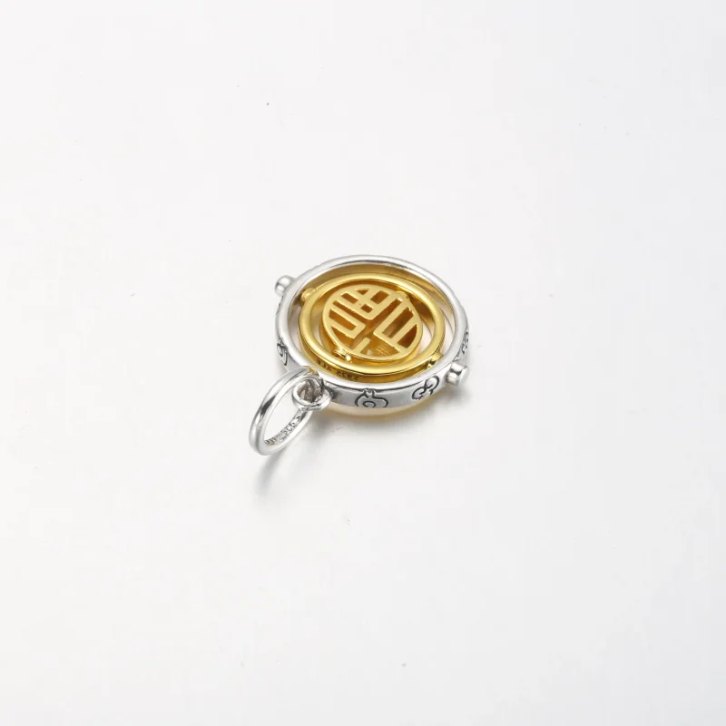 (bilde for) Pandora Tofarget Fú Snurrende Hengende Charm - 762536C00 - Vis 3