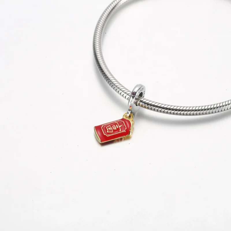 (bilde for) Pandora Tofarget Rød Konvolutt Hengende Charm - 762470C01 - Vis 4