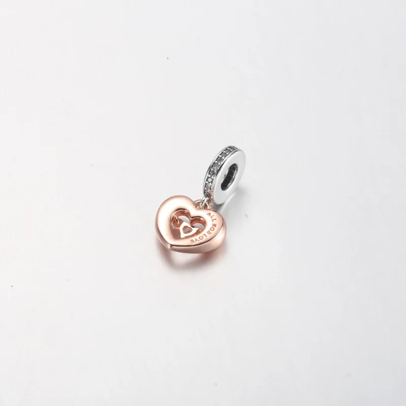 (bilde for) Pandora Tofarget Strålende Hjerte Hengende Charm - 782450C01 - Vis 3