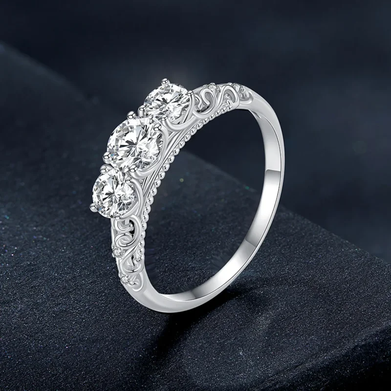 (bilde for) Pandora Style 3 steinring - MSR009 - Vis 2