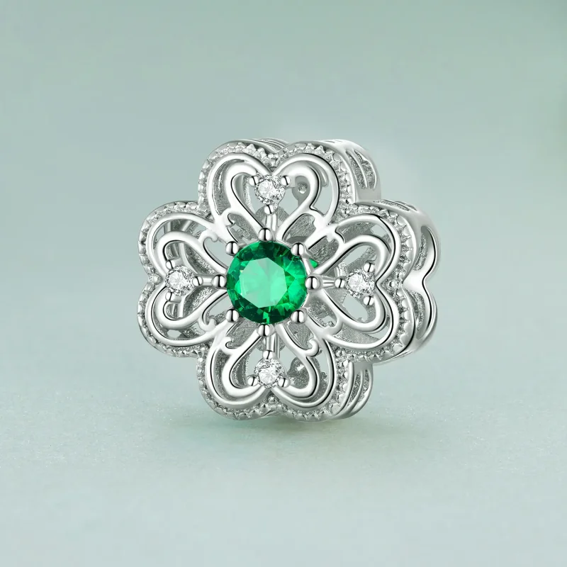 (bilde for) Pandora Style 4 Leaf Clover Charm - BSC759 - Vis 2