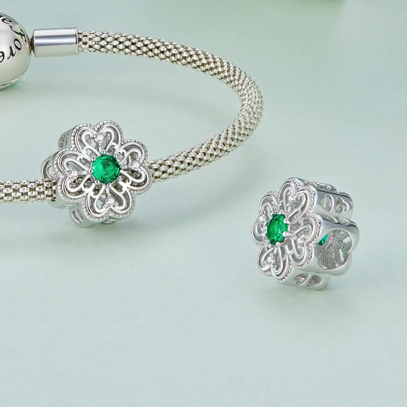 (bilde for) Pandora Style 4 Leaf Clover Charm - BSC759 - Vis 4