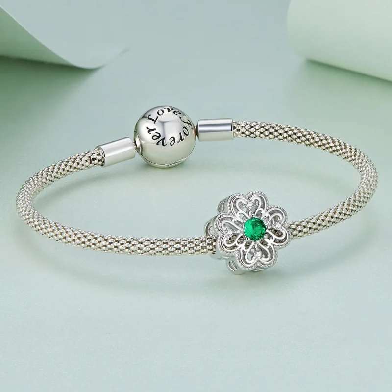 (bilde for) Pandora Style 4 Leaf Clover Charm - BSC759 - Vis 5