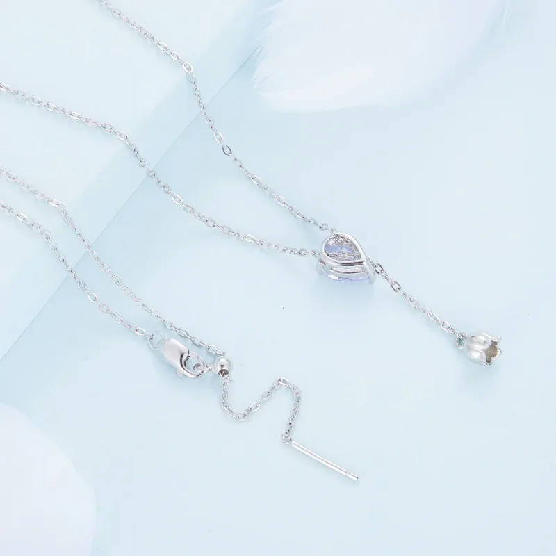 (bilde for) Pandora Style Ametyst Halskjede - BSN271 - Vis 4