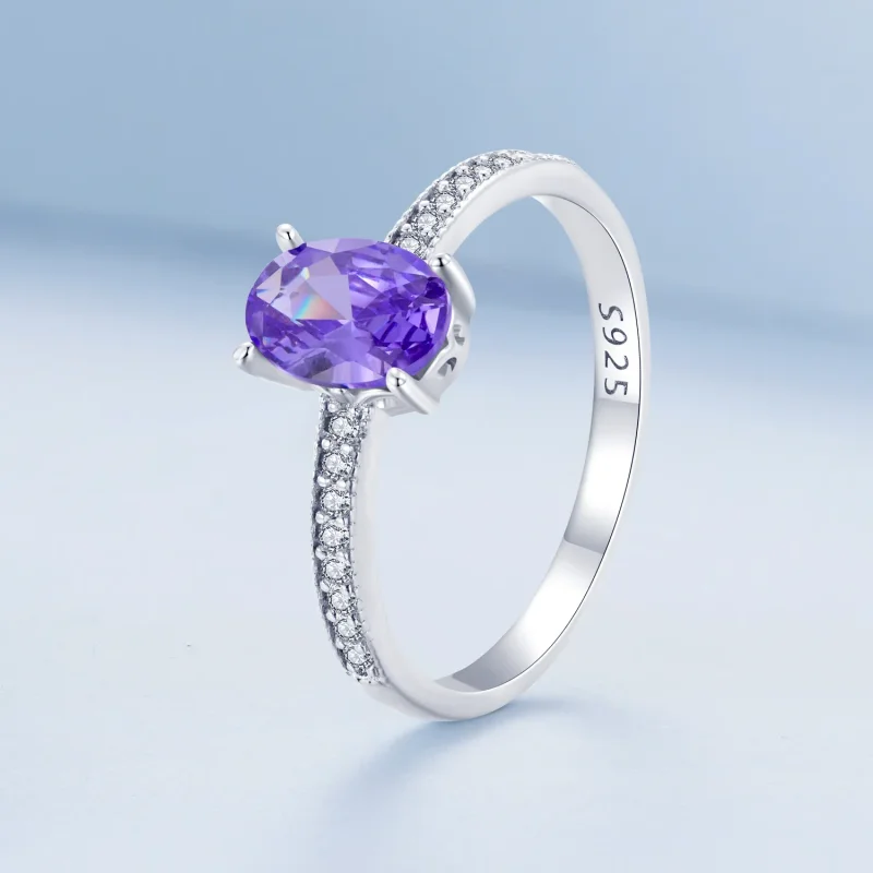 (bilde for) Pandora Style Ametyst Ring - BSR460-VT - Vis 2