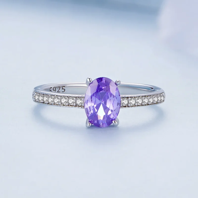 (bilde for) Pandora Style Ametyst Ring - BSR460-VT - Vis 3
