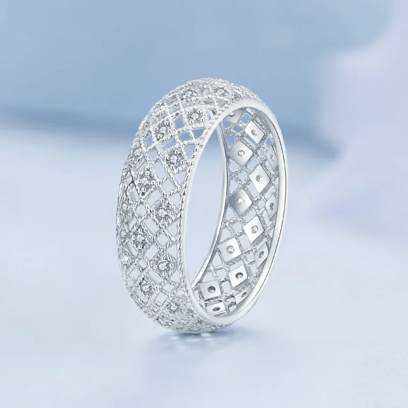 (bilde for) Pandora Style Anniversary Band Ring - BSR333 - Vis 2