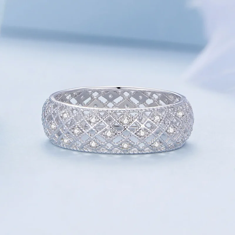 (bilde for) Pandora Style Anniversary Band Ring - BSR333 - Vis 3