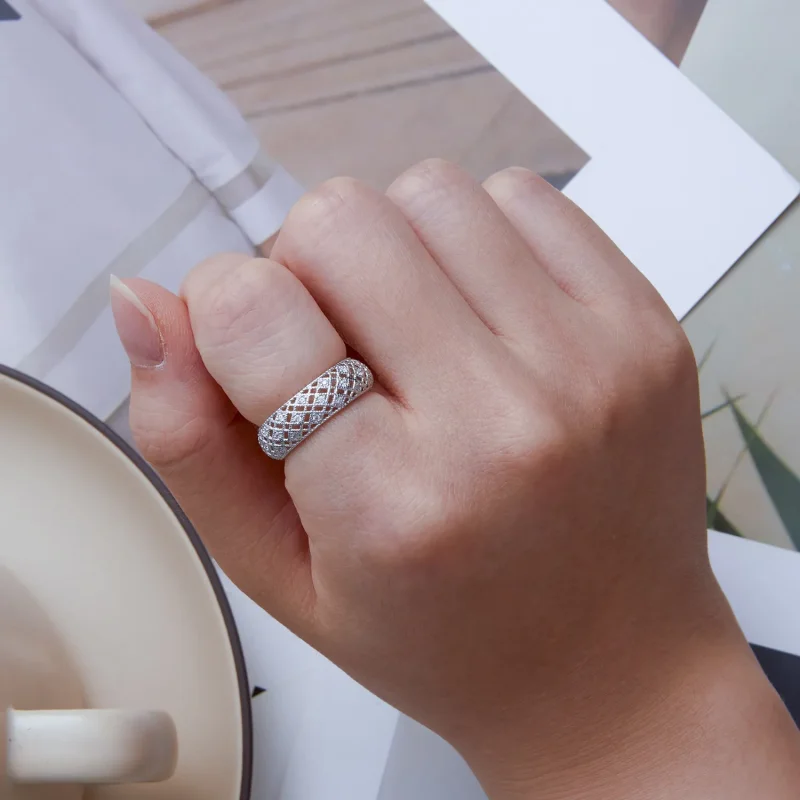 (bilde for) Pandora Style Anniversary Band Ring - BSR333 - Vis 6